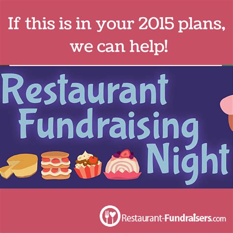 restaurants that do fundraiser nights.